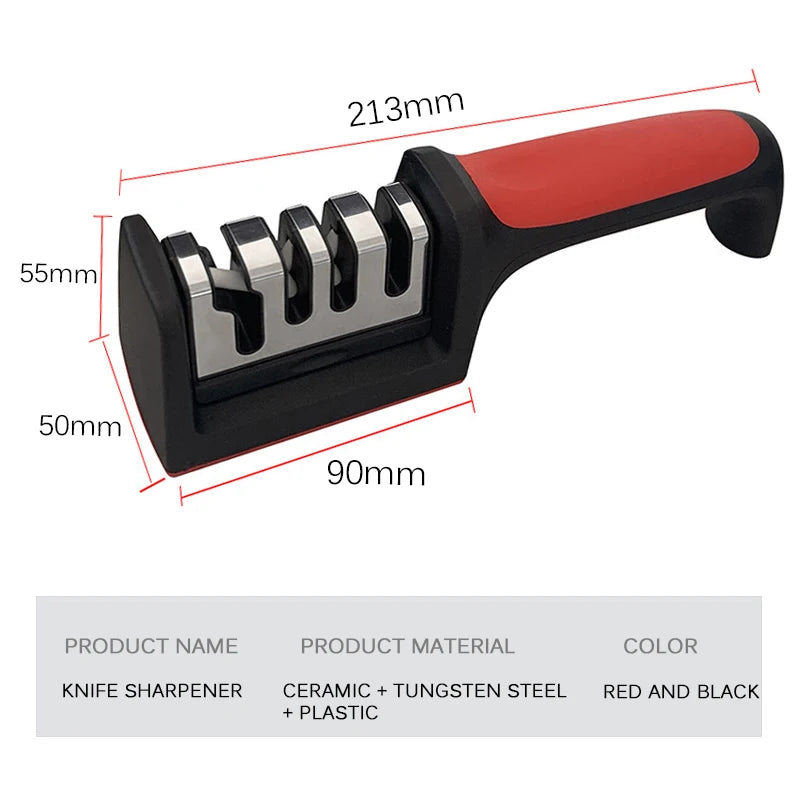 Multi-Stage Knife Sharpener – Handheld, Easy & Effective