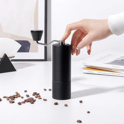 Premium Manual Coffee Grinder with Stable Double Bearing and Superior Grinding