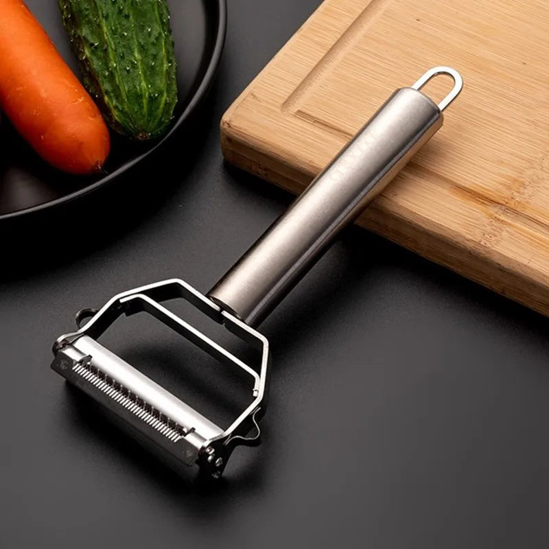 Premium Stainless Steel Double-Head Vegetable and Fruit Peeler