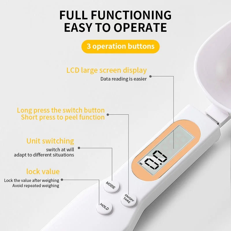 Digital Mini Spoon Scale for Precise Kitchen Measurements