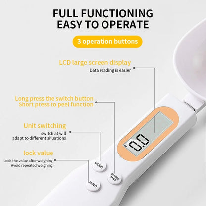 Digital Mini Spoon Scale for Precise Kitchen Measurements