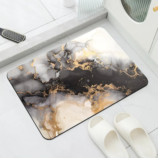 Luxury Anti-Slip Bathroom Mat for Quick Drying and Super Absorbent Foot Comfort