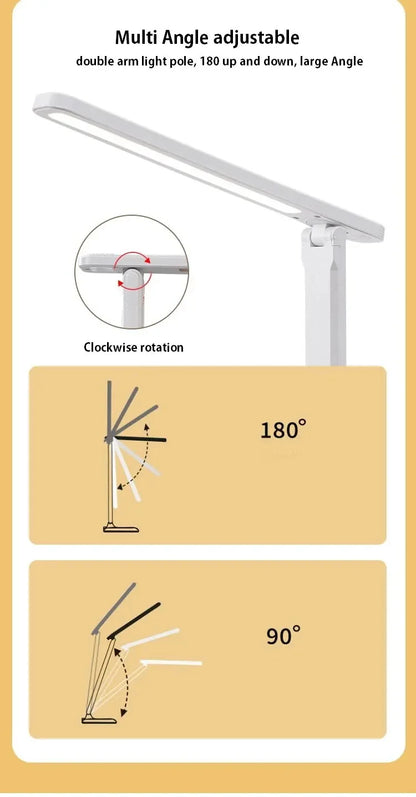 Folding LED Desk Lamp – Folding, Eye-Care & Perfect for Study or Bedroom