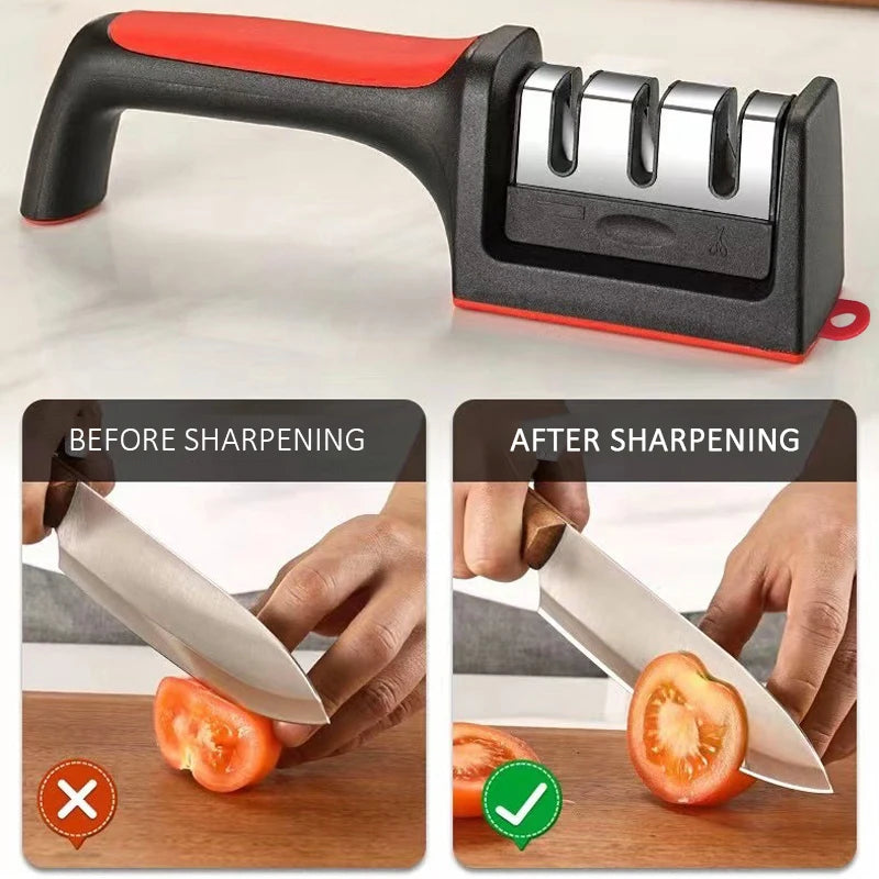 Multi-Stage Knife Sharpener – Handheld, Easy & Effective