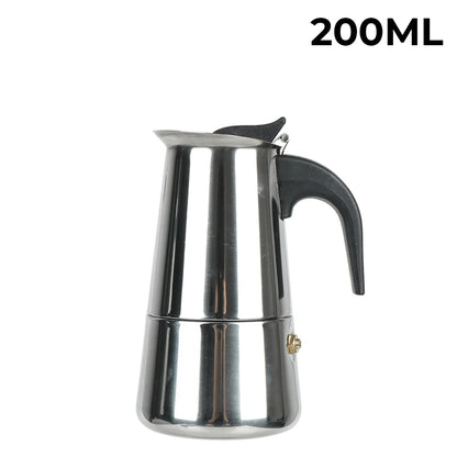 Premium Stainless Steel Moka Coffee Maker