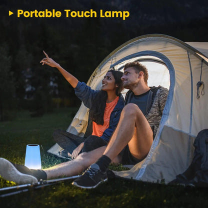 Portable 13-Colour LED Night Lamp – Adjustable Brightness with Touch & Remote Control