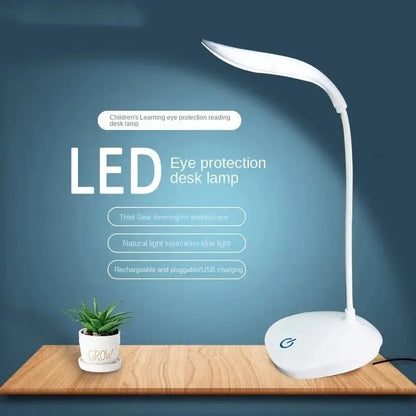 Touch LED Desk Lamp – Adjustable Brightness & Eye Protection