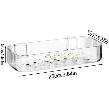 Elegant Acrylic Bathroom Storage Box for Organising Cosmetics and Toiletries