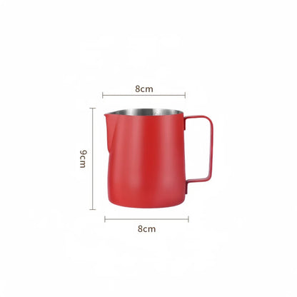 Premium Milk Frothing Pitcher with Accurate Scale for Barista-Level Espresso Drinks