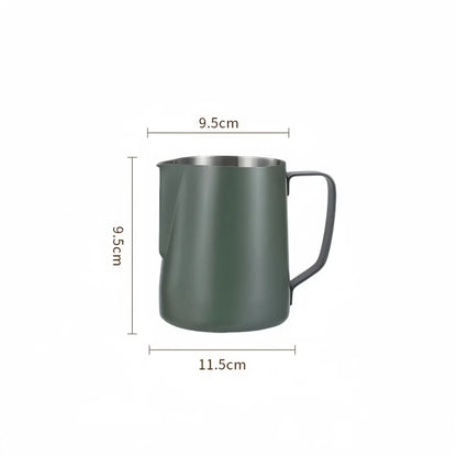 Premium Milk Frothing Pitcher with Accurate Scale for Barista-Level Espresso Drinks