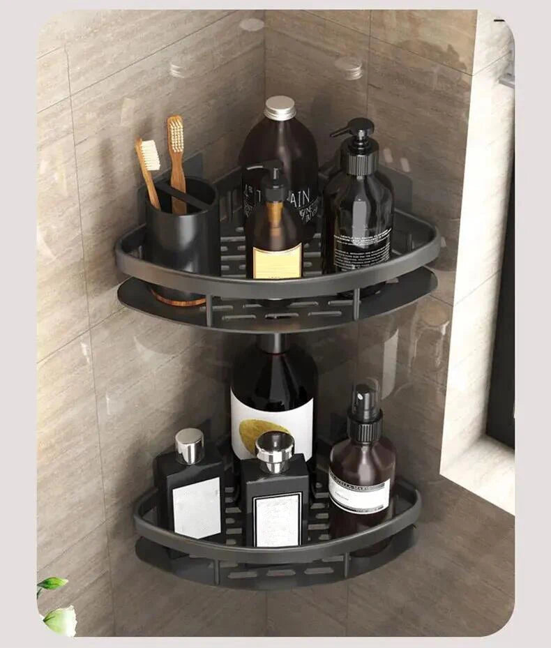 Shower Shelf Organizer – Space-Saving, No Drilling & Easy Installation