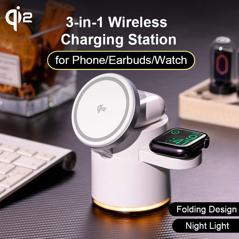 Wireless Charging Stand – Multi-Device Fast Charger