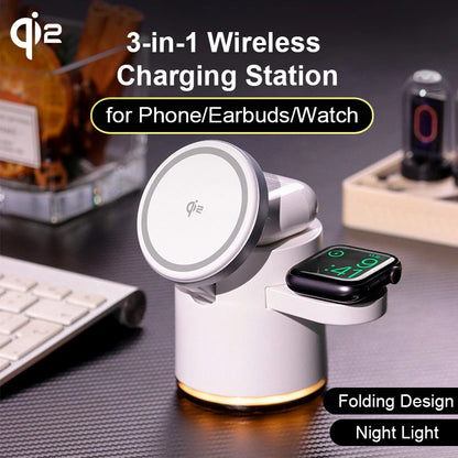 Wireless Charging Stand – Multi-Device Fast Charger