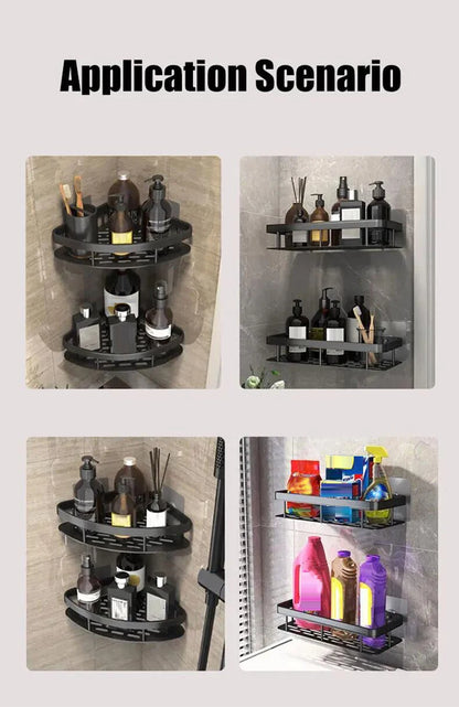 Shower Shelf Organizer – Space-Saving, No Drilling & Easy Installation