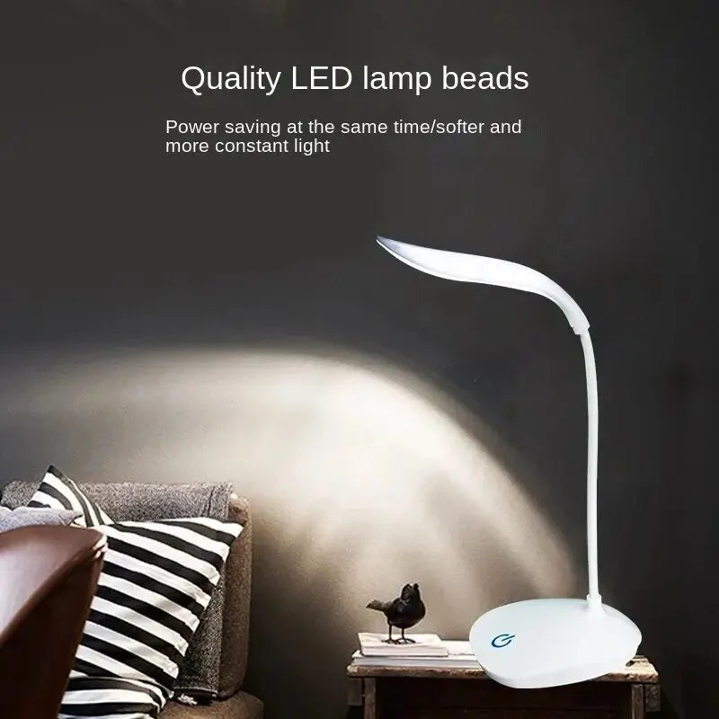 Touch LED Desk Lamp – Adjustable Brightness & Eye Protection