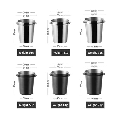 Coffee Dosing Cup for Espresso Machines with Durable Design and Sniffing Feature