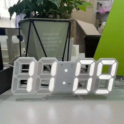 3D LED Digital Clock – Modern, Luminous & USB Powered