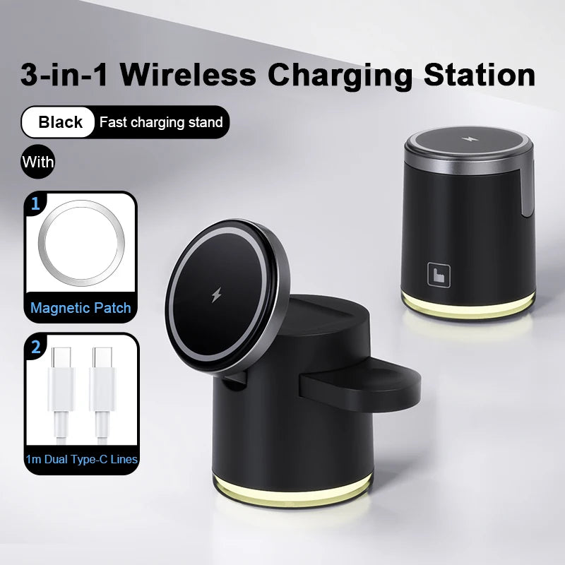 Wireless Charging Stand – Multi-Device Fast Charger