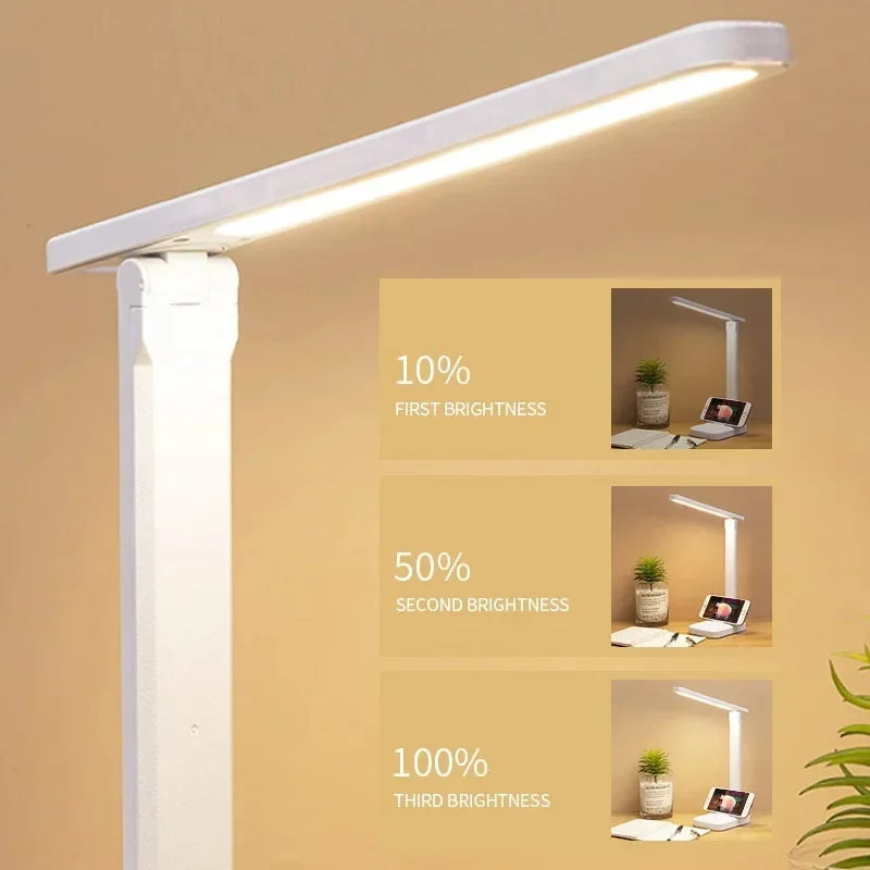 Folding LED Desk Lamp – Folding, Eye-Care & Perfect for Study or Bedroom