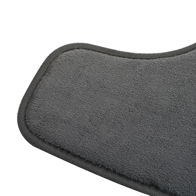 Soft and Absorbent U-Shape Bath Mat for Toilet and Home Décor Enhancement