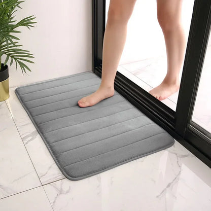 Premium Non-Slip Shower Rug with Super Absorbent Memory Foam for Home Décor