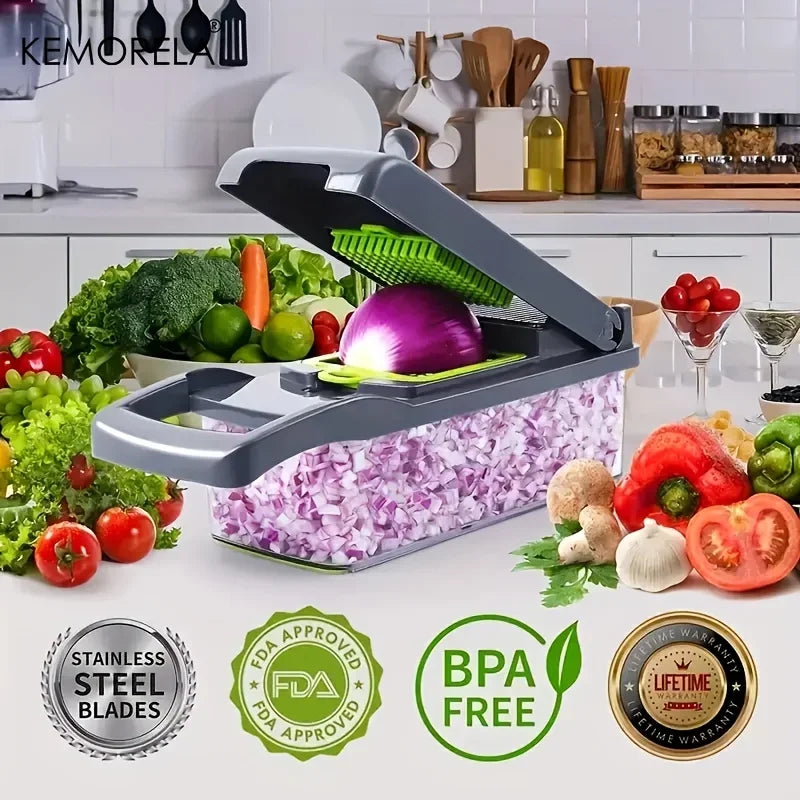 All-in-One Kitchen Chopper and Dicer for Vegetable and Food