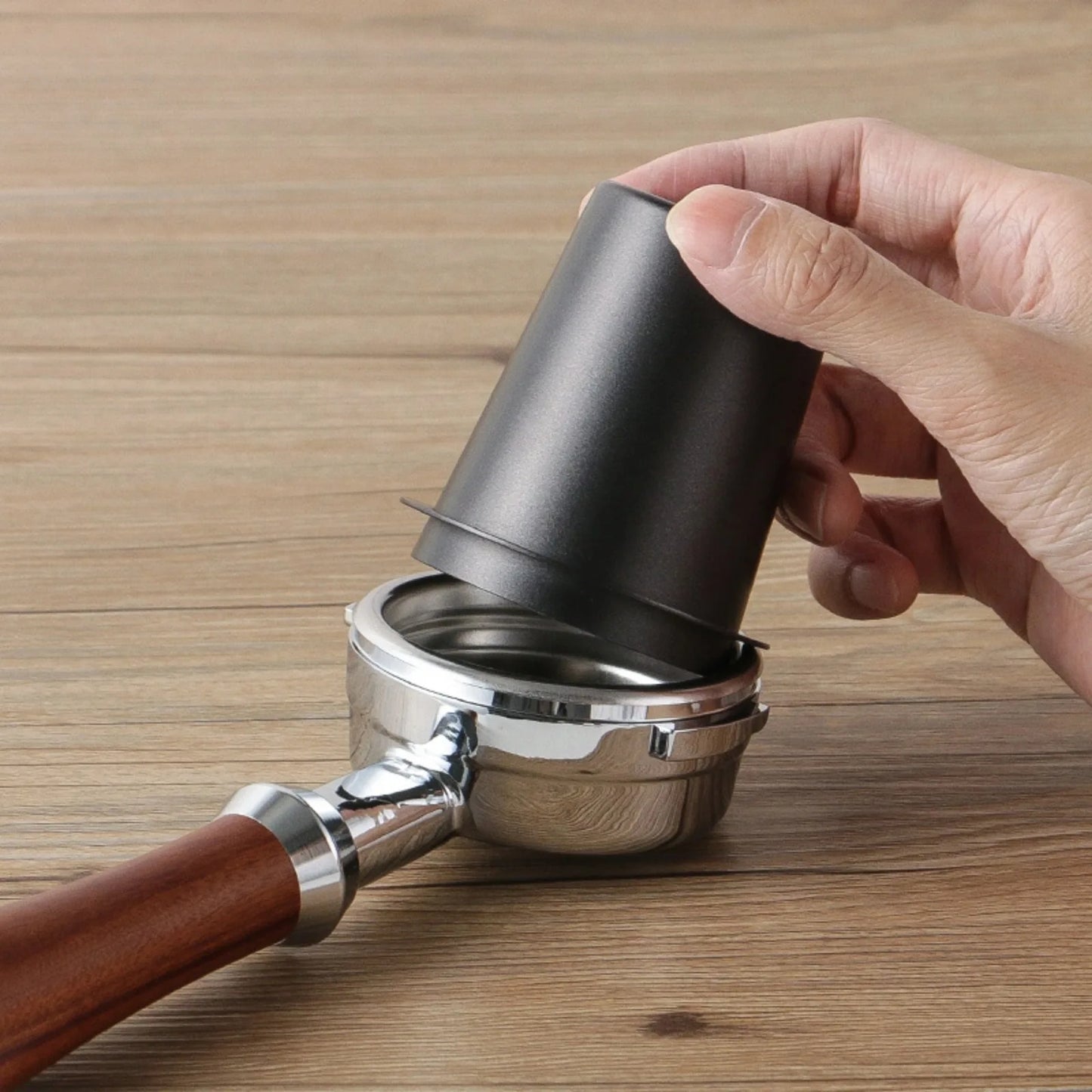 Coffee Dosing Cup for Espresso Machines with Durable Design and Sniffing Feature