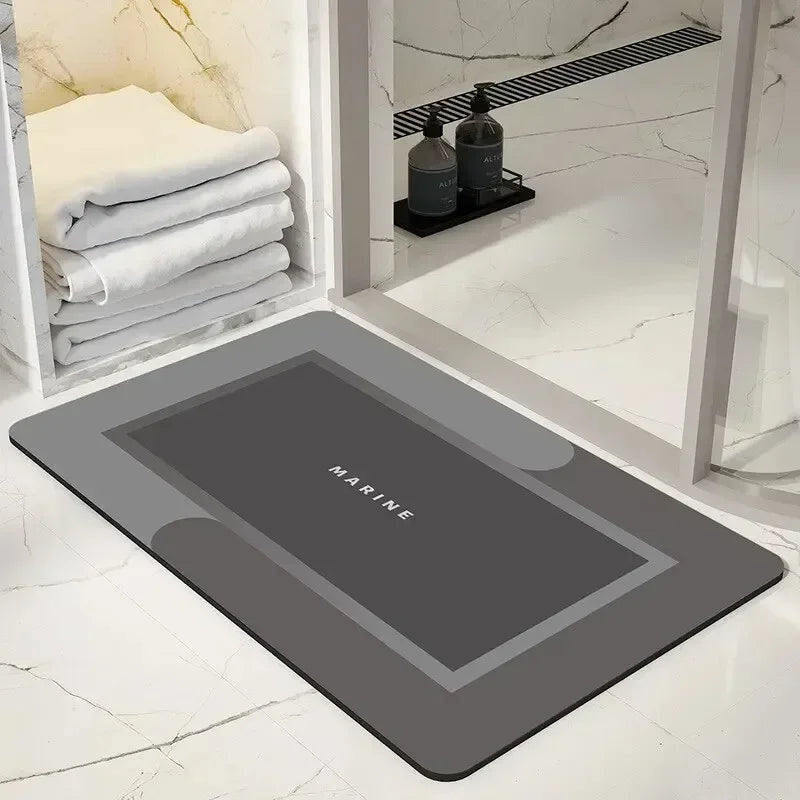 Premium Washable Diatomite Bathroom Mat with Superior Absorption and Non-Slip Features