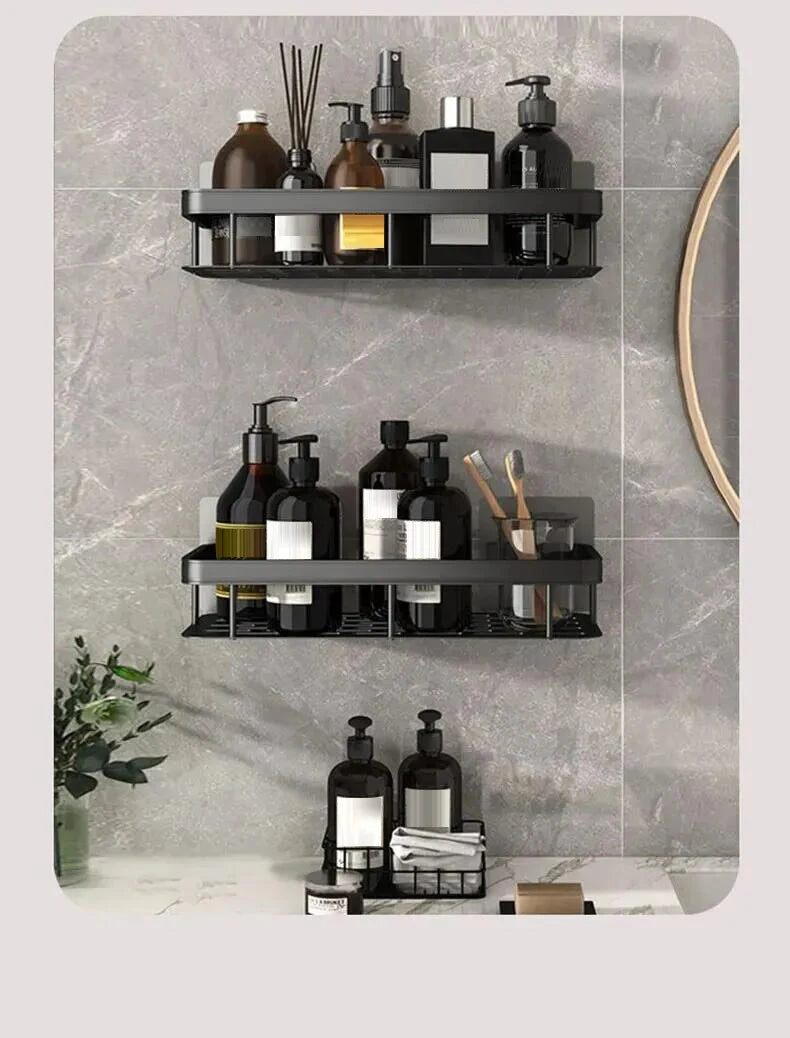 Shower Shelf Organizer – Space-Saving, No Drilling & Easy Installation