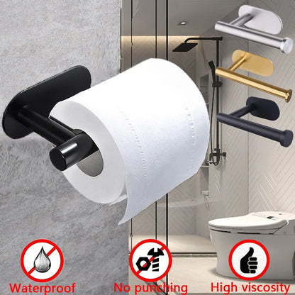 Easy-to-Install Adhesive Toilet Paper for Bathroom Storage