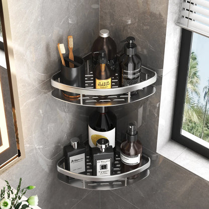 Modern Shower Shelf Organiser with Durable Aluminium Design and Easy Setup