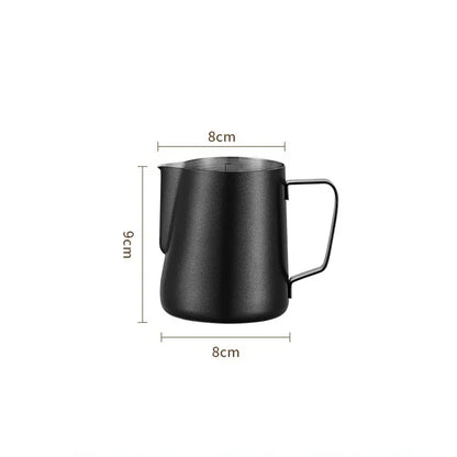 Premium Milk Frothing Pitcher with Accurate Scale for Barista-Level Espresso Drinks