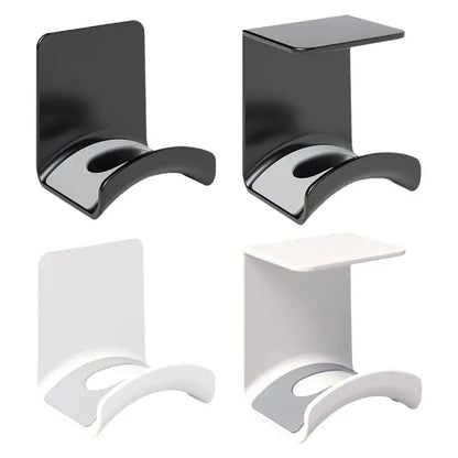 Universal Adhesive Wall-Mounted Headphone Stand for Desk Organisation