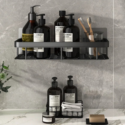 Modern Shower Shelf Organiser with Durable Aluminium Design and Easy Setup