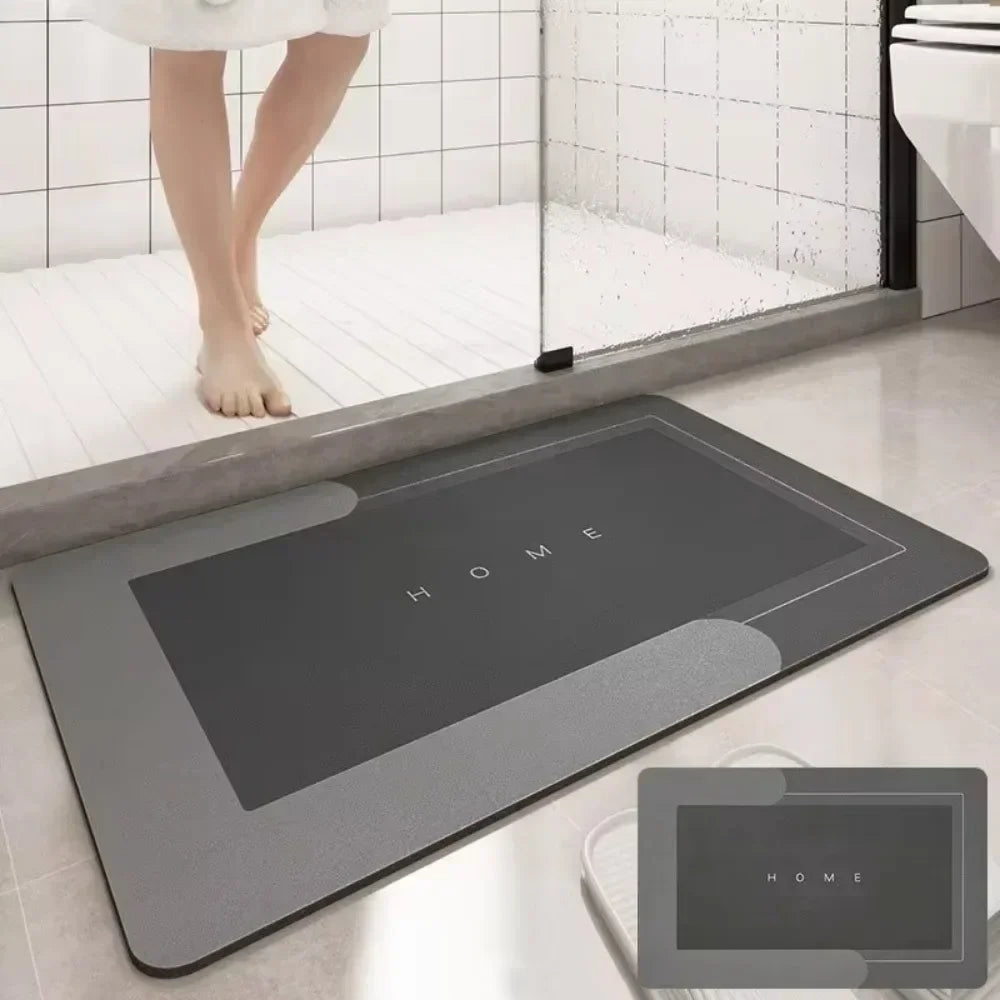 Premium Washable Diatomite Bathroom Mat with Superior Absorption and Non-Slip Features